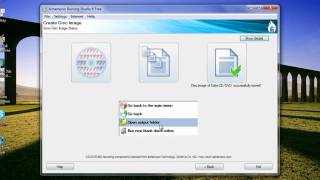 Create file iso with Ashampoo Burning Studio Free [upl. by Ellehsar]