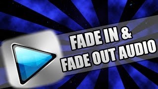 How To Fade In amp Fade Out Audio In Sony Vegas Pro 11 12 amp 13 [upl. by Mahtal]