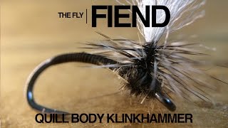 Quill Body Klinkhammer Fly Tying Tutorial  The Fly Fiend [upl. by Hareemas102]