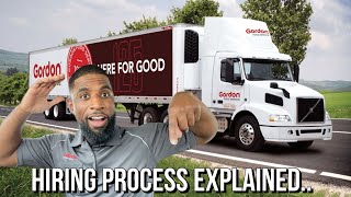 Explaining the hiring process at Gordon Food Service Trucking VLOG 💰👀 [upl. by Reba]