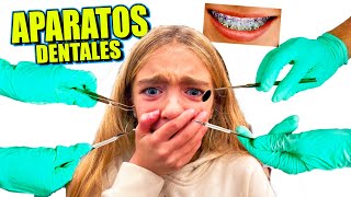 LE PONEN LOS APARATOS DENTALES A GISELE itarte vlogs [upl. by Kerrill]