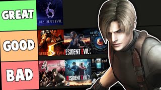 Ranking EVERY Resident Evil Game 2022 EDITION [upl. by Airpal]