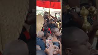 Asantehene displays his traditional dancing skills as he mourns his late son Oheneba Adusi Poku [upl. by Musihc]