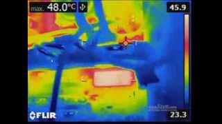 Look into computer Flir E4E8 Thermal camera [upl. by Ellenahs]