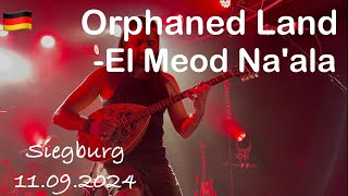 Orphaned Land  El Meod Naala live in Siegburg 110924 Germany [upl. by Flossie]