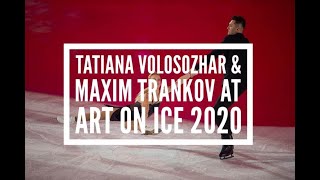 Tatiana Volosozhar amp Maxim Trankov at Art On Ice 2020 [upl. by Hitt]