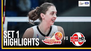 PLDT VS CIGNAL  SET 1 HIGHLIGHTS  2024 PVL REINFORCED CONFERENCE BATTLE FOR 3RD  SEPTEMBER 4 [upl. by Karrah]