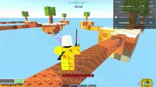 Can we defeat the miner Roblox Skywars [upl. by Idahs]