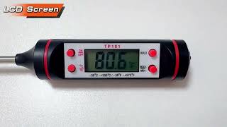 Kitchen Coffee Tea Food BBQ Waterproof Digital Instant Read Kitchen Thermometer [upl. by Adlin]