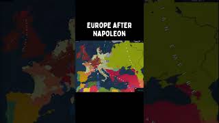 Europe after Napoleon ⚔️💥 napoleon europe 1815 [upl. by Matronna861]