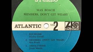 Max Roach  Equipoise 1968 [upl. by Kuebbing]