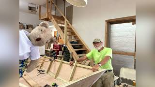 Deltaville  Va boat builders at the Deltaville Maritime Museum with Mr John master Boat builder [upl. by Portingale]