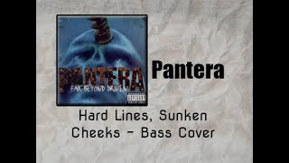 Hard Lines Sunken Cheeks  Pantera Bass cover [upl. by Ashraf372]