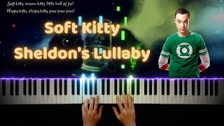 Soft Kitty Warm Kitty  Sheldons Lullaby  The Big Bang Theory  Synthesia Piano Cover  Tutorial [upl. by Hadias]