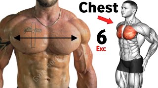 6 Bigger Chest Exercises At Gym  Chest Workout [upl. by Yklam]