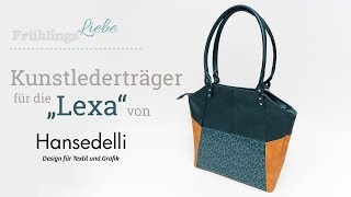 Kunstlederträger für die Handtasche LEXA von Hansedelli [upl. by Areikahs]