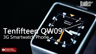 Tenfifteen QW09 3G Smartwatch Phone  Gearbestcom [upl. by Sitto]