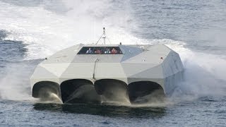 SUPER FAST US Navy M80 Stiletto Stealth Ship [upl. by Ettebab]