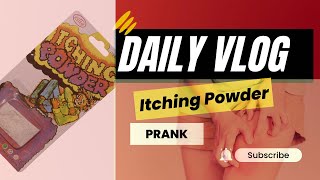 I tried the ITCHING POWDER prank and THIS HAPPENED 😮‍💨🫢‼️ prank vlog familytime [upl. by Aiksa551]