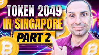 Live From Token 2049 in Singapore  Exploring more projects  Crypto Phil [upl. by Skiest]