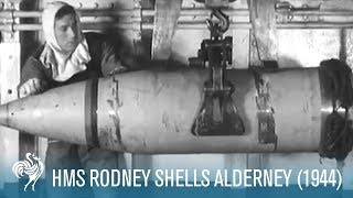 Rodney Shells Alderney 1944 [upl. by Dunning]