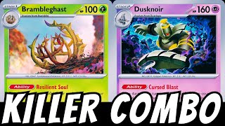 Brambleghast  Dusknoir Deck  Pokémon TCG Live  Shrouded Fable [upl. by Atiuqat803]