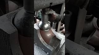 Flange pipe elbow production process shorts [upl. by Ldnek]