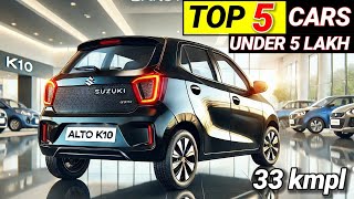 Top 5 Cars Under 5 Lakh [upl. by Ennovaj]