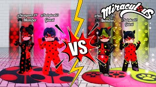 REVERSO VS ORIGINAL TRANSFORMAÇOES Comparação NO NEW MJ  MIRACULOUS ROBLOX [upl. by Mintz]