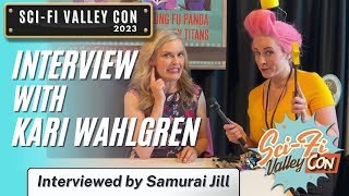 Kari Wahlgren interview at SciFi Valley Con 2023 [upl. by Karb]