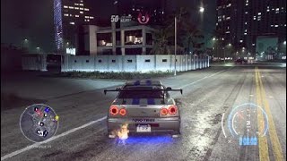 NFS Heat with Brians Nissan Skyline [upl. by Enahsal505]