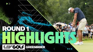 FULL HIGHLIGHTS LIV Golf Greenbrier  Round 1  2024 [upl. by Ocihc714]