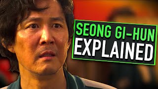 Seong Gihun Explained  Squid Game Explained [upl. by Norvil319]