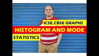 STATISTICS  HISTOGRAM AND FINDING MODE FROM HISTOGRAM STATISTICS ICSECBSE MATHS CLASS 10 [upl. by Lorou409]