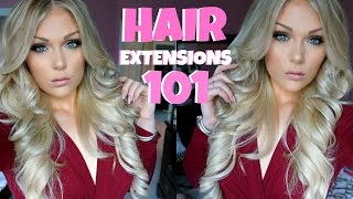 Hair Extensions 101  Bellami Hair Review  More [upl. by Nyletac]