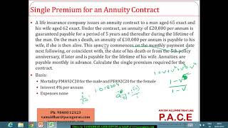 Single Premium Joint Life Annuity Different Scenarios [upl. by Rephotsirhc]