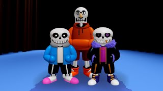 Pacifist Sans with pacifistFell pacifistSwap skins Joking Aside  ULC  Undertale Last Corridor [upl. by Nanaek195]