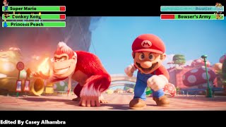 The Super Mario Bros Movie 2023 Final Battle with healthbars 12 [upl. by Sanchez]