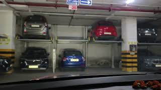 Double Stack Parking System at Microsoft Sec 16 Noida [upl. by Kalin]