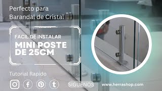 Como instalar mini postes de 25cm herralum herrashop [upl. by Eenhat]