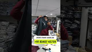 CHEAPEST SPORTS T SHIRTS FOR MEN  SPORTS T SHIRT WHOLESALE  Mens Wear Wholesale Market Surat [upl. by Irtemed688]