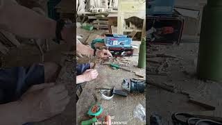 How to use Bosch Angle Grinder for clean cuts Learn with our guide Woodworking I Akie The Carpenter [upl. by Lubbock394]