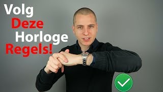 De 6 gouden regels bij het dragen van een horloge  Horloge etiquette [upl. by Obara]