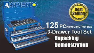 SPERO Hand Carry Box 125 pcs tool set [upl. by Friedman]