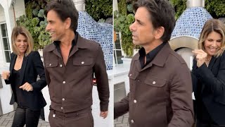 John Stamos and Lori Loughlin Have Full House Reunion in New TikTok — See the Video [upl. by Ttenrag]