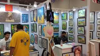 pragati maidan Delhi art exhibition 2024 [upl. by Eyar916]