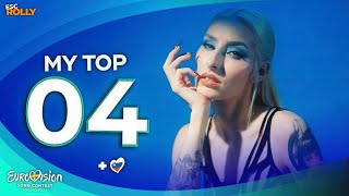 Eurovision 2024  My Top 4  NEW 🇸🇮 [upl. by Yornek]