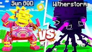 CUSTOM MINECRAFT BOSSES vs THE WITHERSTORM [upl. by Lesnah441]