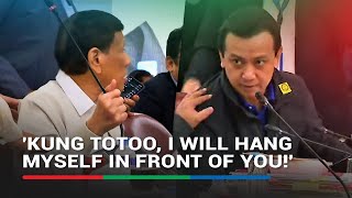 Chaos as enraged Duterte nearly throws mic at Trillanes over bank accounts  ABSCBN News [upl. by Harelda]