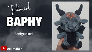 Tutorial Amigurumi BaphyBaphomet 23cm Crochet Principiantes [upl. by Pickering]